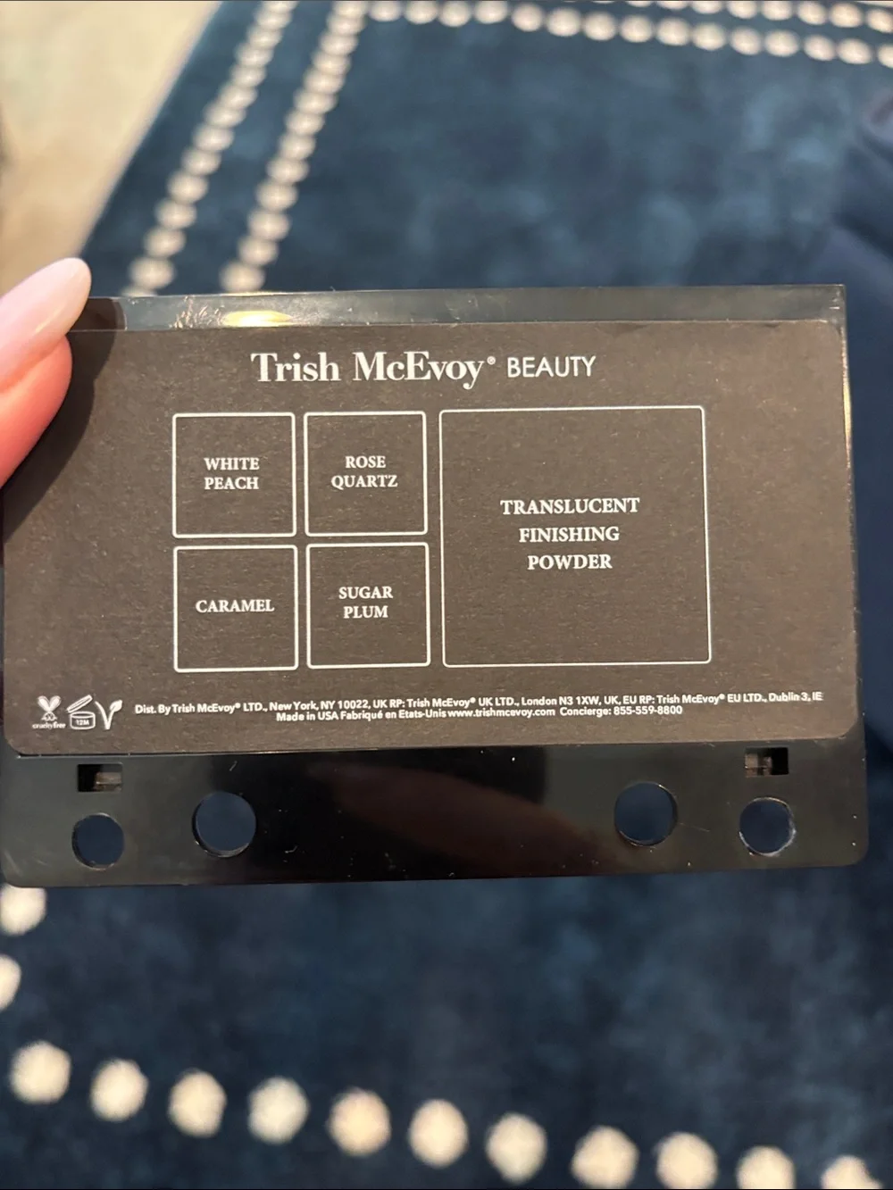 Trish McEvoy Compact Makeup Palette in Peach, Coral and Cream Tones